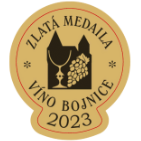 2023 Víno Bojnice zlatá medaila